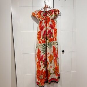 Tropical Floral Maxi Dress